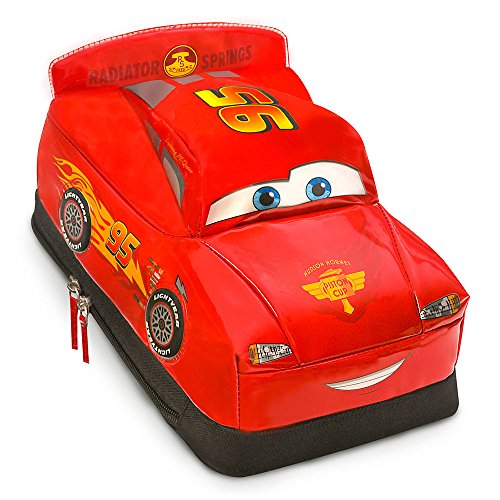 0758524015672 - DISNEY STORE DELUXE LIGHTNING MCQUEEN CARS LUNCH TOTE BOX