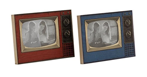 0758647565764 - DECO 79 METAL PHOTO FRAME, 2 ASSORTED, 11 BY 8