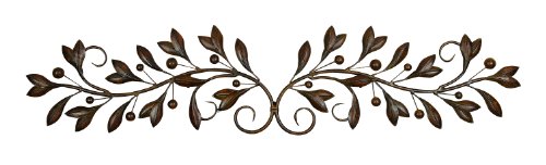 0758647718856 - DECO 79 METAL WALL DECOR, 48-INCH BY 9-INCH