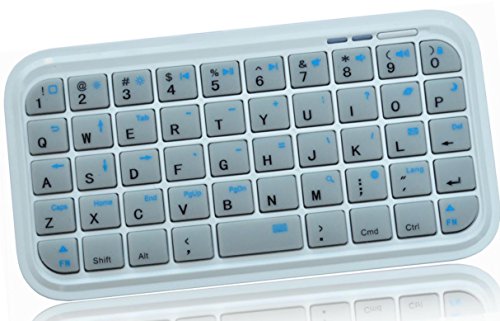 0758663231001 - UNIVERSAL MINI BLUETOOTH WIRELESS KEYBOARD FOR SAMSUNG GALAXY S3 S4 S5 S6 GALAXY NOTE 3 NOTE 4 SONY XPERIA Z1 Z2 Z3 IPHONE IPAD IPOD TOUCH HUAWEI P8 LITE AND OTHER ANDROID WINDOWS DEVICES