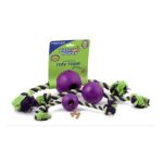 0759023093321 - BUSY BUDDY ROLY ROPE MULTI COLORED SMALL