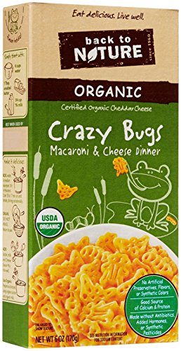 0759283001753 - ORGANIC BACK TO NATURE CRAZY BUGS MACARONI & CHEESE DINNER -- 6 OZ (PACK OF 2)