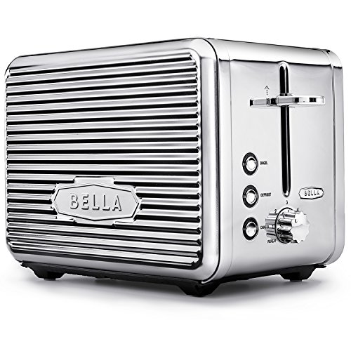 0759284357651 - BELLA LINEA 2 SLICE TOASTER WITH EXTRA WIDE SLOT, COLOR POLISHED STAINLESS STEEL