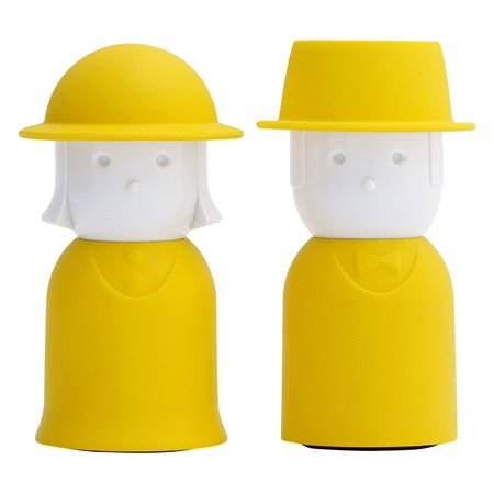 0759284393246 - QUALY MR. PEPPER & MRS. SALT SHAKERS - YELLOW