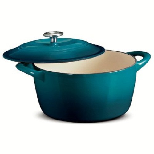 0759284536179 - TRAMONTINA ENAMELED CAST IRON 6.5 QT COVERED ROUND DUTCH OVEN