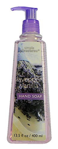 0759473678505 - SIMPLE PLEASURES HAND SOAP - MANY FRAGRANCES AVAILABLE - BOTTLE SHAPES VARY (LAVENDER VANILLA - 13.5 OZ.)