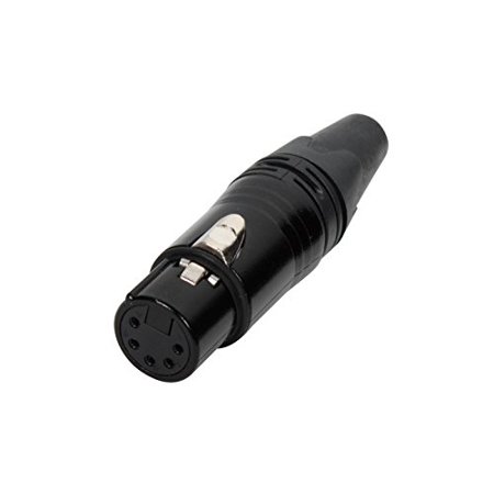 0759681028123 - SEETRONIC SC5FXX-B 5 PIN XLR MALE CABLE CONNECTOR