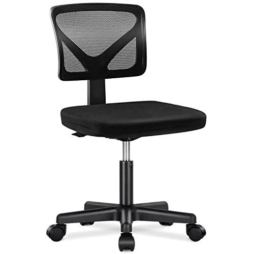 0759784441980 - HOME OFFICE COMPUTER DESK CHAIR MID BACK ARMLESS ERGONOMIC OFFICE CHAIR MESH OFFICE CHAIR WITH LUMBAR SUPPORT HEIGHT ADJUSTABLE SWIVEL TASK ROLLING MODERN CHAIR WITH WHEELS FOR OFFICE,LIVING ROOM