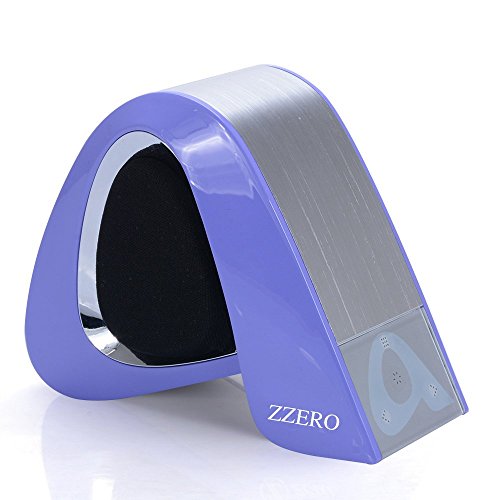 0759803994329 - BLUETOOTH SPEAKERS ZZERO PORTABLE BLUETOOTH WIRELESS SPEAKER 3W CLEAR SOUND BUILD-IN MICROPHONE AND MP3 PLAYER 10 HOURS PLAYTIME FOR IPHONE IPAD IPOD SAMSUNG TABLET LAPTOP STEREO SPEAKER,PURPLE