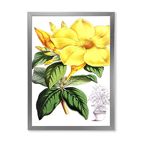 0759951893130 - DESIGNQ PINEAPPLE WITH COCONUT PLUMERIA AND PALM LEAVES TRADITIONAL FRAMED WALL ART