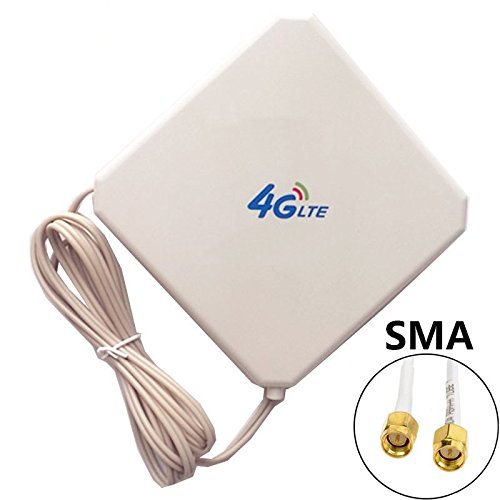 0759972023325 - BOLS SMA 4G LTE ANTENNA DUAL MIMO 35DBI HIGH GAIN NETWORK ETHERNET OUTDOOR ANTENNA SIGNAL RECEIVER BOOSTER AMPLIFIER FOR WIFI ROUTER MOBILE BROADBAND