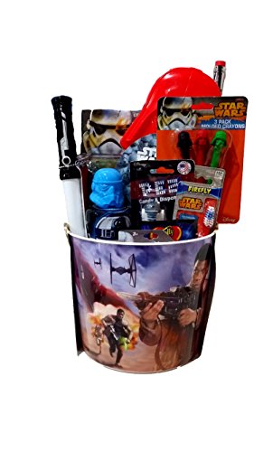0760079975769 - STAR WARS GIFT BASKET: 2016 COLLECTIBLE POPCORN BUCKET OF SNACKS, ACTIVITIES, NOVELTY TOYS; STAR WARS EASTER BASKET, GIFT, GET WELL OR JUST BECAUSE!