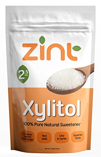 0760488373033 - XYLITOL NATURAL SWEETENER 2.5 LB BY ZINT, KOSHER NON-GMO