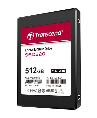 0760557828143 - TRANSCEND 512GB SATA III 6GB/S 2.5-INCH 550/500 MB/S SOLID STATE DRIVE TS512GSSD320