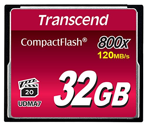 0760557830023 - TRANSCEND 32GB COMPACTFLASH MEMORY CARD 800X (TS32GCF800)