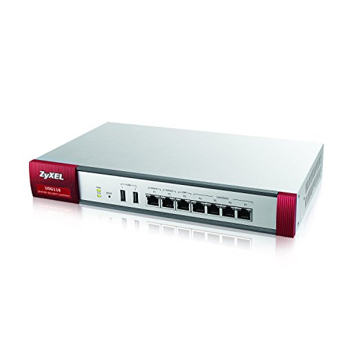 0760559121327 - ZYXEL NEXT-GENERATION USG WITH 100 VPN TUNNELS, SSL VPN, 2 GBE WAN, 1 OPT GBE, 4 GBE LAN/DMZ, WITH 1 YEAR UTM SERVICES (USG110)