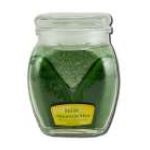 0760860075081 - ECO PALM WAX SQUARE TOP JAR CANDLE