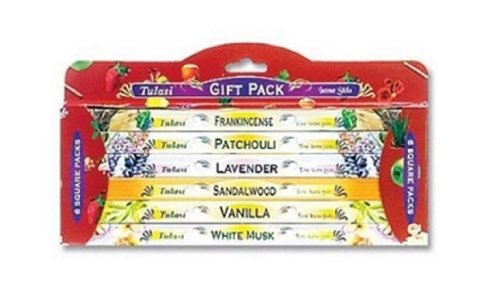 0760921747742 - INCENSE VARIETY - CLASSIC AROMATHERAPY - 6 TULASI SCENTS GIFT PACK