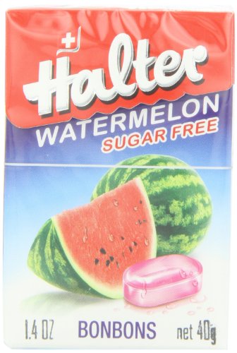 7610114002628 - HALTER SUGAR FREE CANDY, WATERMELON, 1.4-OUNCE BOXES (PACK OF 8)