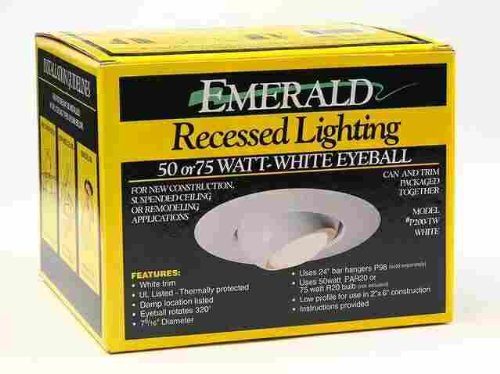0761249020012 - COOPER LIGHTING P200TW ONE-LIGHT 6-INCH RECESSED CEILING LIGHT FIXTURE KIT WITH