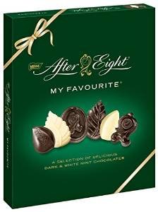 7613031275731 - AFTER EIGHT MY FAVOURITE SELECTION OF DARK & WHITE MINT CHOCOLATES (1 X 150G)