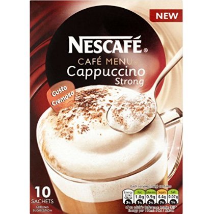 7613033751592 - NESCAFE INSTANT CAFE MENU CAPPUCCINO RANGE (CAPPUCCINO STRONG)