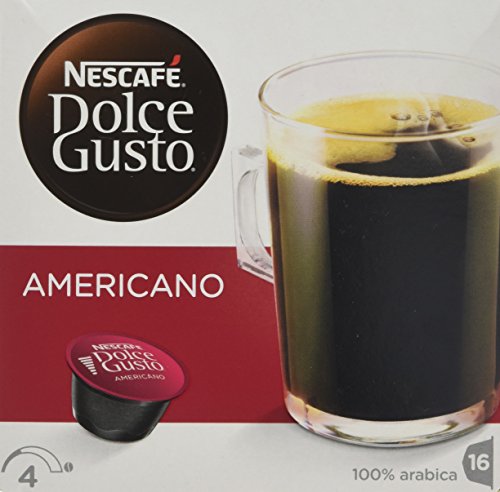 7613036918268 - NESCAFE DOLCE GUSTO COFFEE CAPSULES, AMERICANO INTENSO, 16 COUNT