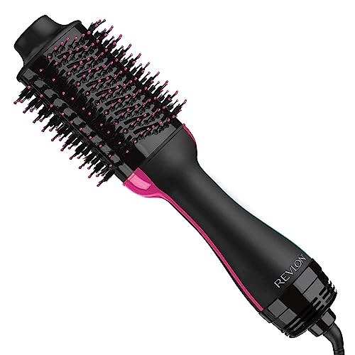0761318522263 - REVLON ONE-STEP VOLUMIZER ENHANCED 1.0 HAIR DRYER AND HOT AIR BRUSH | NOW WITH IMPROVED MOTOR | AMAZON EXCLUSIVE (BLACK)