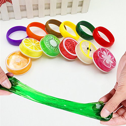 0761560032718 - ST2 6 COLORS/PACK KIDS MAGIC SLIME TOYS,FRUIT PUTTY TOYS FOR ALL YOUR GLUE PUTTY MAKING NON-TOXIC GIFT SET PARTY BUNDLE