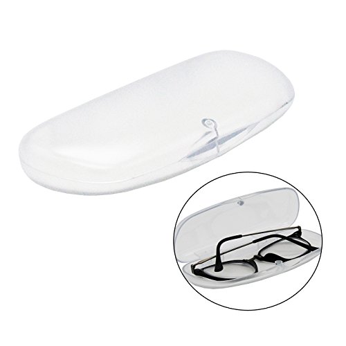 0761560591475 - ZZ SANITY MAGNET BUCKLE FROSTED TRANSLUCENT NEARSIGHTED EYEGLASSES CASE (TRANSLUCENT)