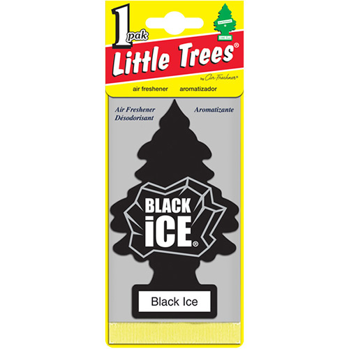 0076171101556 - AROMATIZADOR LITTLE TREES CAR-FRESHNER AROMA BLACK ICE