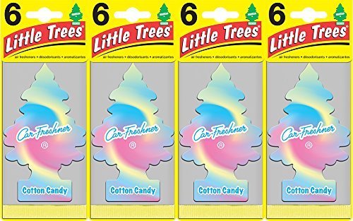 0076171102829 - AIR FRESHENER,L TREE COT CANDY (PACK OF 24)