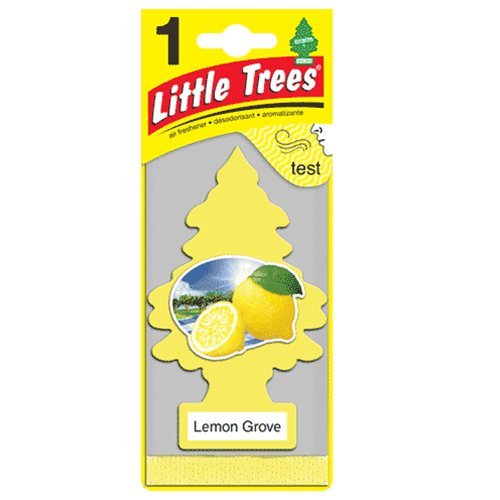 0076171105943 - LITTLE TREES AIR FRESHENERS, SINGLES, LEMON GROVE (PACK OF 12)