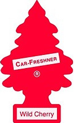 0076171603111 - 6 PACK CAR FRESHNER 10311 LITTLE TREES AIR FRESHENER WILD CHERRY SCENT - SINGLE TREE PER PACKAGE