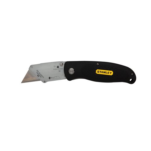 0076174101690 - STANLEY FOLDING RETRACTABLE UTILITY KNIFE (SHHT10169)