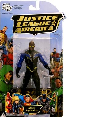 0761941260150 - DC DIRECT: JUSTICE LEAGUE OF AMERICA SERIES 1 > BLACK LIGHTNING ACTION FIGURE