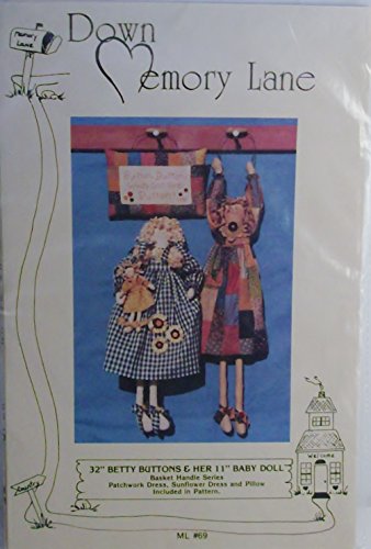 0762022643763 - 32 BETTY BUTTONS & HER 11 BABY DOLL PATTERN BY DOWN MEMORY LANE