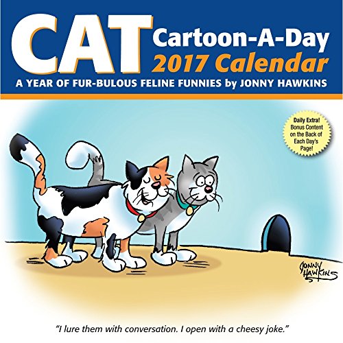 0762042135873 - 2017 CAT CARTOON-A -DAY PAGE-A-DAY /BOXED/ DESK CALENDAR