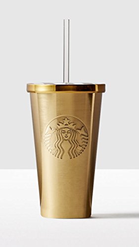 0762111161406 - STARBUCKS STAINLESS STEEL COLD CUP - GOLD