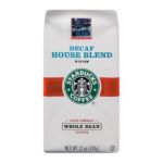 0762111206084 - HOUSE BLEND COFFEE WHOLE BEAN DECAF BAGS