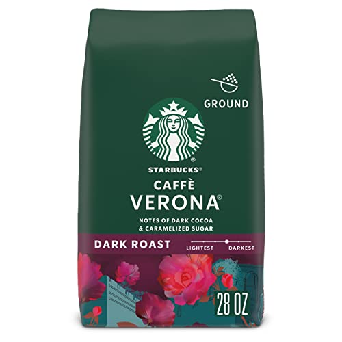 0762111258359 - STARBUCKS DARK ROAST GROUND COFFEE — CAFFÈ VERONA — 100% ARABICA — 1 BAG (28 OZ.)