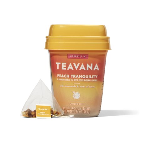 0762111289520 - TEAVANA PEACH TRANQUILITY HERBAL TEA TEA BAGS 15 COUNT