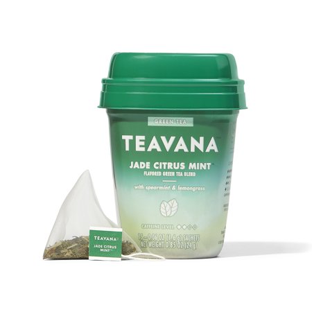 0762111289544 - TEAVANA JADE CITRUS MINT FLAVORED GREEN TEA BLEND TEA BAGS 15 CT