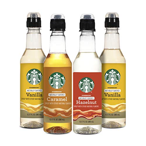 0762111359759 - STARBUCKS STARBUCK VARIETY SYRUP 4PK, VARIETY PACK, 12.20 OUNCE