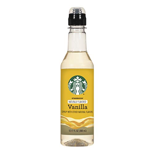 0762111368348 - STARBUCKS NATURALLY FLAVORED VANILLA COFFEE SYRUP, 12.17 FL OZ