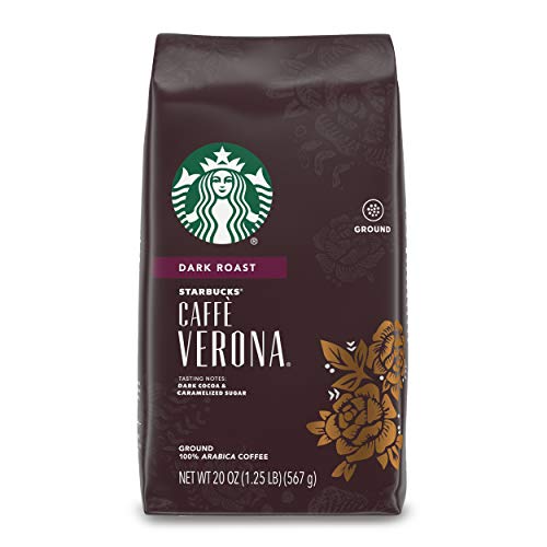 0762111927590 - STARBUCKS DARK CAFFE VERONA GROUND COFFEE, 20 OZ