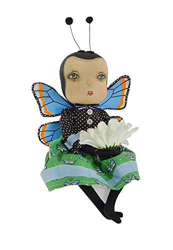0762152340969 - 15 GATHERED TRADITIONS APRIL BUTTERFLY GIRL DECORATIVE SPRING DISPLAY FIGURE