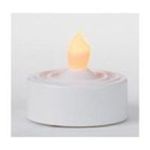 0762152622737 - 24 LED LIGHTED BATTERY OPERATED FLICKER FLAME WHITE CHRISTMAS TEA LIGHT CANDLES