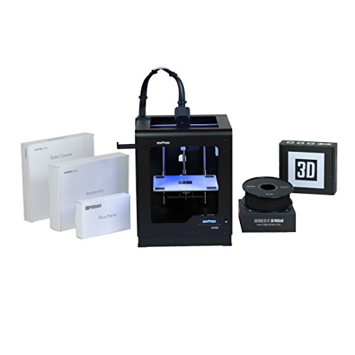 0762182190213 - ZORTRAX M200 PRO 3D PRINTER WITH OFFICIAL SIDE COVERS (BLACK)