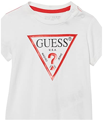 7621826164085 - GUESS BABY BOYS I91I11K8HM0 T SHIRT, TRUE WHITE, 9 MONTHS US
